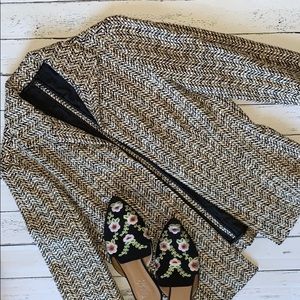 Lafayette 148 | Tan & Black Blazer